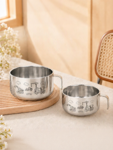 XIAOCHUSHU | Bát Ăn Dành Cho Bé Làm Từ Thép Không Gỉ 316