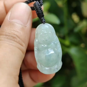 Wood Energy Buddha Pendant 🌱- Laughing Harmony (Sku: pendant431)