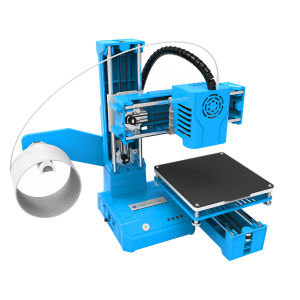 EasyThreed 3D Printer Mini Desktop Printing Machine for Kids 100x100x100mm Print Size Removable Platform One-Key Printing with TF Card PLA Sample Filament for Beginners Household Education