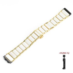 Dây Đeo Bằng Thép Không Gỉ Sang Trọng Dành Cho Đồng Hồ Huawei Watch 11/11Pro NFC Ceramic + Vòng Đeo Tay Bằng Kim Loại Tương Thích Với Phụ Kiện Huawei Band