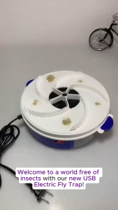 USB automatic electric fly trap destroy the artifact pest reject control catcher mosquito fly killer