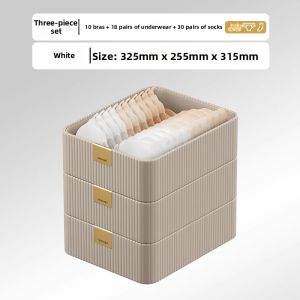 KUNFU | Three-in-One Underwear Organizer Storage Box