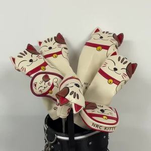 Golf Center Shaft Putter Cover Cat Waterproof Golf Mallet Head Cover Club Center Putter Headcover Guard Protector