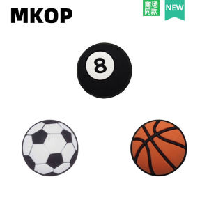 Mkop Hole Shoes Accessories DIY Shoe Buckle Accessories Football Basketball Shoes Flower Decorative Buckle Fit Cross/Crocs