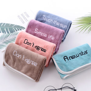 Creative หนาขึ้น ผ้าเช็ดตัวไม่ร่อง นุ่ม ดูดซับล้างหน้าผมแห้งเร็วแขวนใช้ในบ้านผู้ใหญ่ผ้าเช็ดตัว