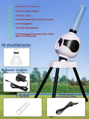 BSKT | Automatic Badminton Feeder Indoor Practice Machine