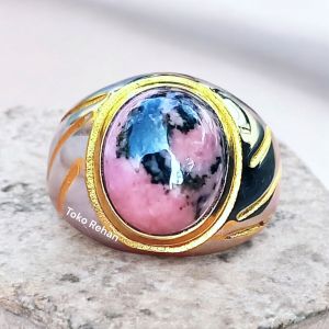 Cincin Batu Ruby Tanzania Natural Stone