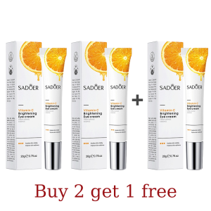 Vitamin C Eye Cream Serum 20g Targets Dark Circles Eyebags Anti-Wrinkle Aging Herbal Essence for Fat Particle Removal Moisturizing Lifting Eye Care