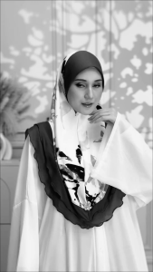 SARUNG NEELAM CORAK MATERIAL MOSCREPE PIPING CHIEFON 2 LAYER BAHAGIAN BELAKANG TUDUNG FREE SIZE