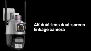 CCTV คล้องวงจรปิด 360° WiFi 1080P กันน้ํา สีสองทาง Infrared หรือสีคลอน ตรวจสอบการเคลื่อนไหว กล้องวงจรปิด ระยะไกล