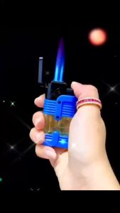 HỘP QUẸT - BẬT LỬA KHÒ IC  3 TIA THIẾT KẾ GA ĐÁ LỘ THIÊN MỚI LẠ ĐỘC ĐÁO