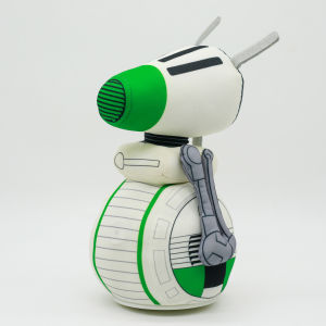 Hasbro | Star Wars Film D-O Robot Bump Sound Actived Spins Speeds Around Electric Action Plush Stuffed Toy Christmas Gifts