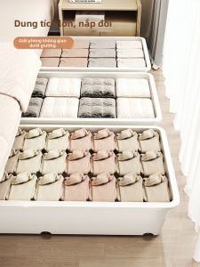 MMZECE | Tủ Đựng Dưới Giường Có Bánh Xe Hộc Ngang