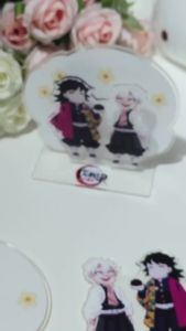 Bandai | Bộ Standee Acrylic Lâu Đài Vô Cực Diệt Quỷ - 6 Kiểu Bao Gồm Muzan Kibutsuji Kokushibo Akaza Doma Figure Phụ Kiện ACG