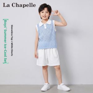 puella kids | Icy Feeling Summer Childrens Clothing Set Short Sleeve Polo Shirt with Shorts