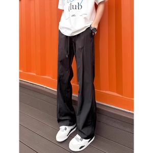 Cleanfit Paris Soldier Workwear Cargo Pants Men Summer American Flared Three-Proof Slim Soft Shell Pants Straight Leg Trousers