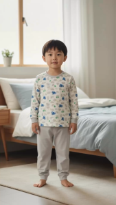 [Ne-Kids] Baby Boy Pyjamas Set - Elephant Print in Bamboo Fabric for 9 months to 4 years