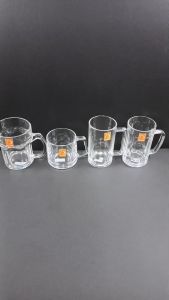 Premium Clear Glass Beer Mug: Stylish & Durable Drinking Experience