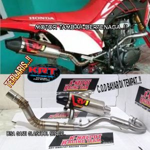 KNALPOT RV1 SHORTY KLX BL BF 150L CRF DTRACKER TRAIL MODIF RACING Knalpot Racing Rv1 Prosircuit Klx D-tracker Crf