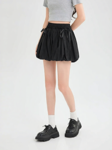 SANFU | Sweet Bow Tie High Waist Shorts for Petite