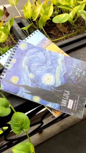 Estation - Buku Gambar A4 Sketchbook Buku Sketsa l Tebal Vertikal Jilid Spiral 45 Lembar/90 Halaman