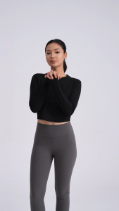 [MỚI - THU ĐÔNG 2025][TẶNG TẤT COTTON]Áo thun dài tay croptop thể thao nữ Flex thoáng mát nhanh khô - Coolmate Women