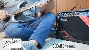 Smiger Deviser 30W Professional Electric Guitar Amplifier 8" Speaker 2 Input Gain