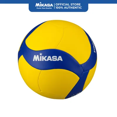 Mikasa V360W Volleyball Size 5 with 18 Panel Design (Yellow/Blue)
