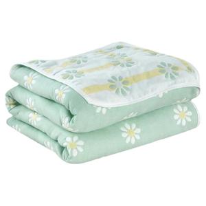 Cartoon Patterned Cotton Gauze Summer Blanket