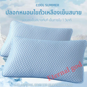 ฤดูร้อน ซักได้ ปลอกหมอนใยถั่วเหลืองน้ำแข็ง 48x74 ซม. นักศึกษา หอพัก ใช้ในบ้าน ปลอกหมอน ปลอกหมอนผ้าถั่วเหลืองเย็น Pillow Cases