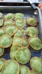 ขนมฝักบัว-แป้งขนมฝักบัวแสงทอง แป้งขนมฝักบัว สำเร็จรูป ขนาด 600 กรัม ทำง่าน สะดวก อร่อย