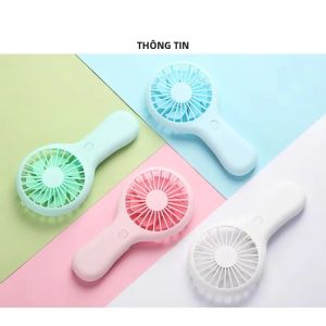 5 Chiếc Quạt Mini Cầm Tay Di Động Có Thể Sạc Lại Bằng Điện USB Làm Mát Không Khí Với 3 Cài Đặt Tốc Độ Cáp Dữ Liệu Nhẹ Thân Thiện Với Môi Trường Cho Gia Đình Du Lịch Ngoài Trời