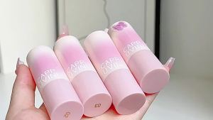 VEDO💕COD CAPPUVINI Blush On Stick Natural Cheek Blush Go Powder Perona Pipi Alami Matte Blush Stick Double Head Sponge Bedak Blush On Korea Easy Makeup Tunggal Siswa Tongkat Saturasi Rendah Blush On