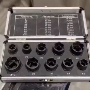 ชุดถอดน็อตเสีย 10 ตัว/ชุด สกรู ถอดน็อต หัวหัก ตัวถอดสกรู ถอดน็อตสกรูที่เสียหาย