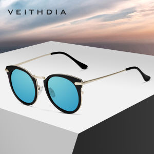 VEITHDIA Womens Sunglasses Fashion Outdoor Polarized UV400 Lens Vintage Luxury Ladies Brand Designer Eyewear For Female V3064