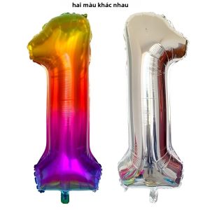 Bóng Bay Nhôm Số 40 Inch Dành Cho Sinh Nhật Đám Cưới Trang Trí Cho Trẻ Em Và Người Lớn Từ 0-9 Tuổi