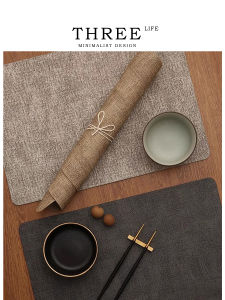 Tlife Yagien Matematik Tấm Trải Bàn Ăn Bằng Da Chống Thấm Nước Chống Dầu Tấm Trải Bàn Ăn Sang Trọng Tấm Cách Nhiệt