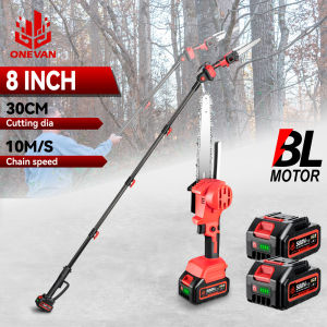 🔥สต๊อกกรุงเทพ🔥เลื่อยยนต์ 8นิ้ว ด้ามต่อเลื่อยไฟฟ้า 2.25M เลื่อยไฟฟ้าไร้สาย เลื่อยไฟฟ้าแบต เลื่อยไม่แปรงถ่านไฟฟ้า เครื่องมือการตัดแต่งสวนไร้สายเลื่อยกิ่งสูงสำหรับแบตเตอรี่ Makita 18V