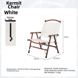 TNR | Foldable Wooden Camp Chair