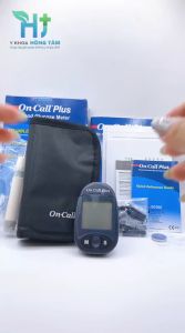 Máy Đo Đường Huyết On Call Plus + Hộp 25 Que + Kim & cồn miếng