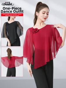 DANBAOLUO | New 2026 Model Ballroom Dance Blouse