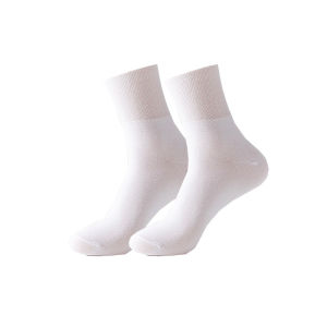 Plus Large Size Man Short Socks Business Cotton Solid Loose Elderly People Sweat-Absorbing Anti-Bacterial Breathable Warm Socks