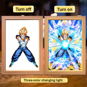 Bandai | Animated Character Dragon Ball Printing Painting Room Decoration LED Lights Christmas and Birthday Gift Lights
