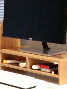 ชุดว่างจอคอมพิวเตอร์ 50cmX20cm แท่นวางจอคอม ชั้นวางจอคอมพิวเตอร์ ชั้นวางโน้ตบูรณ์ ชุดว่างจอคอมพิวเตอร์ที่วางจอคอม ชั้นว่างบนโต๊ะ