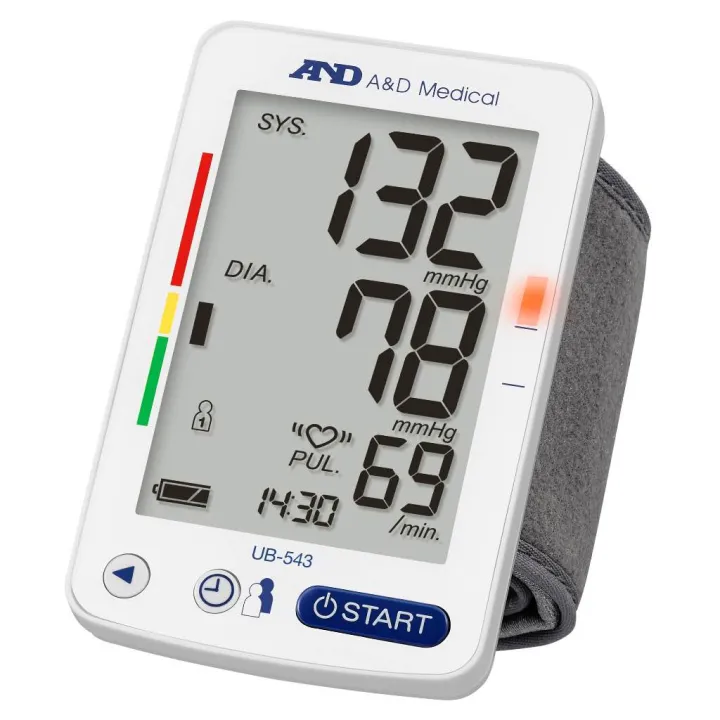Máy Đo Huyết Áp Cổ Tay Tự Động AND UB-543