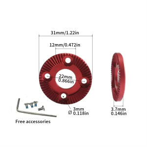 Lightweight ARRI Rosette Adapter 7075 Aluminum Camera Mounting Gear for Stabilizer Gimbal Rig for DJI RS Zhiyun Crane Moza Feiyu