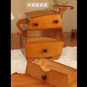 Mabilog Na Kahon Ng Alahas: High-end Solid Wood Storage Box for Housewarming & Newlywed Gifts