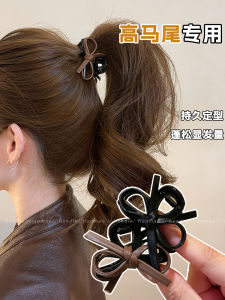 High Quality Hair Claw Clip Womens New 2025 Fashion Sensation Butterfly Knot Hair Accessories Leather Shark Tail Hair Grips