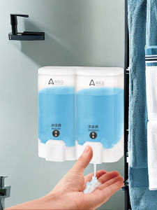 เครื่องสเปรย์สบู่ติดผนัง AOLQ BQ-6902 สำหรับห้องน้ำ โรงแรม ครีมนวดผม น้ำยาทำความสะอาด วัสดุพลาสติก แหล่งกำเนิด China Shenzhen