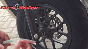 Stiker Velg Hitam Ring 17: Desain Elegan & Berkualitas Tinggi